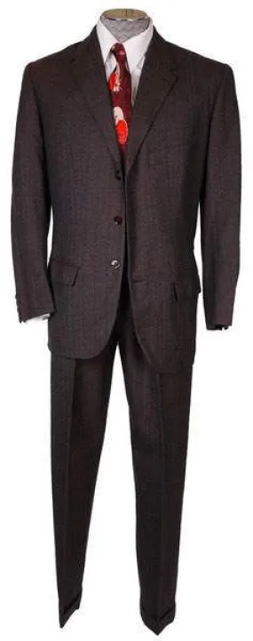 1950s Mens Suit Vintage Hand Tailored Jacket & Pants Made in Egypt Size M 38/40