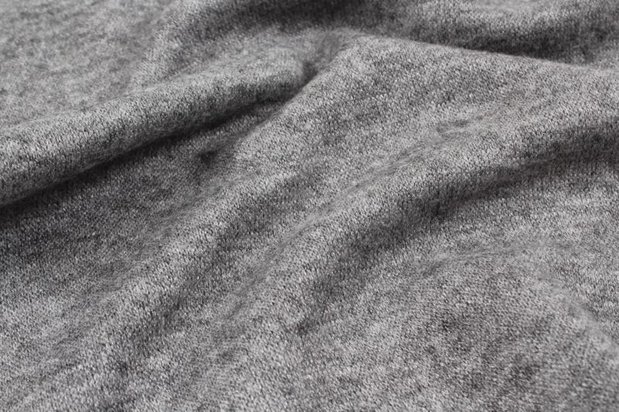 8 Mts Roll - Cashmere Touch Knit (Grey Melange) - OFFER: 10,30€/MT