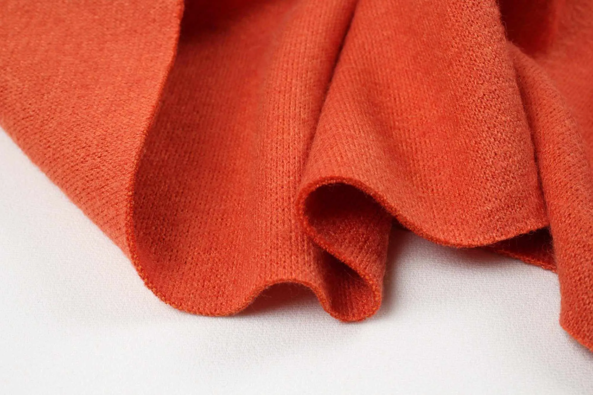 8 Mts Roll - Cashmere Touch Knit (Orange) - OFFER: 10,30€/Mt