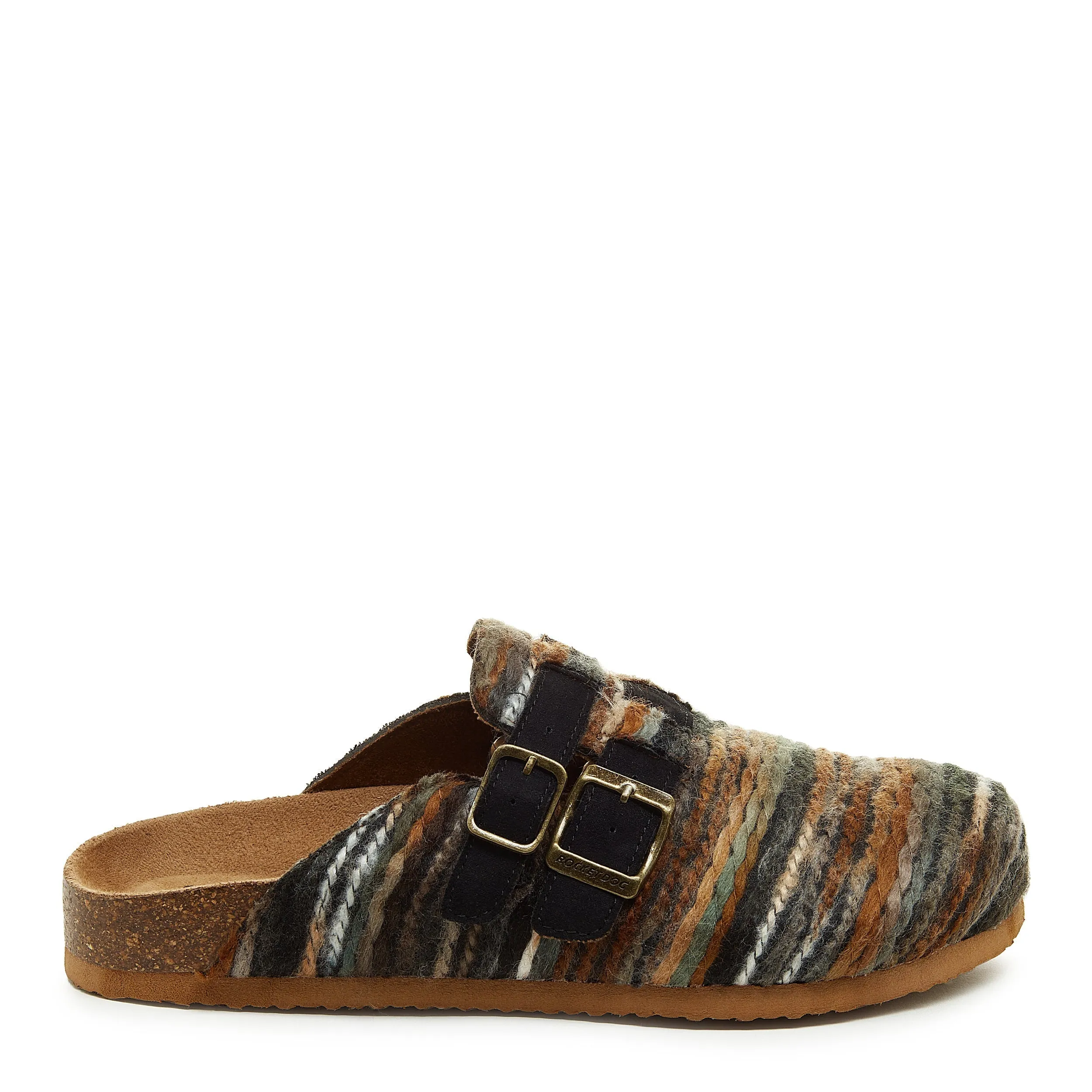 Abel Brown Stripe Mule