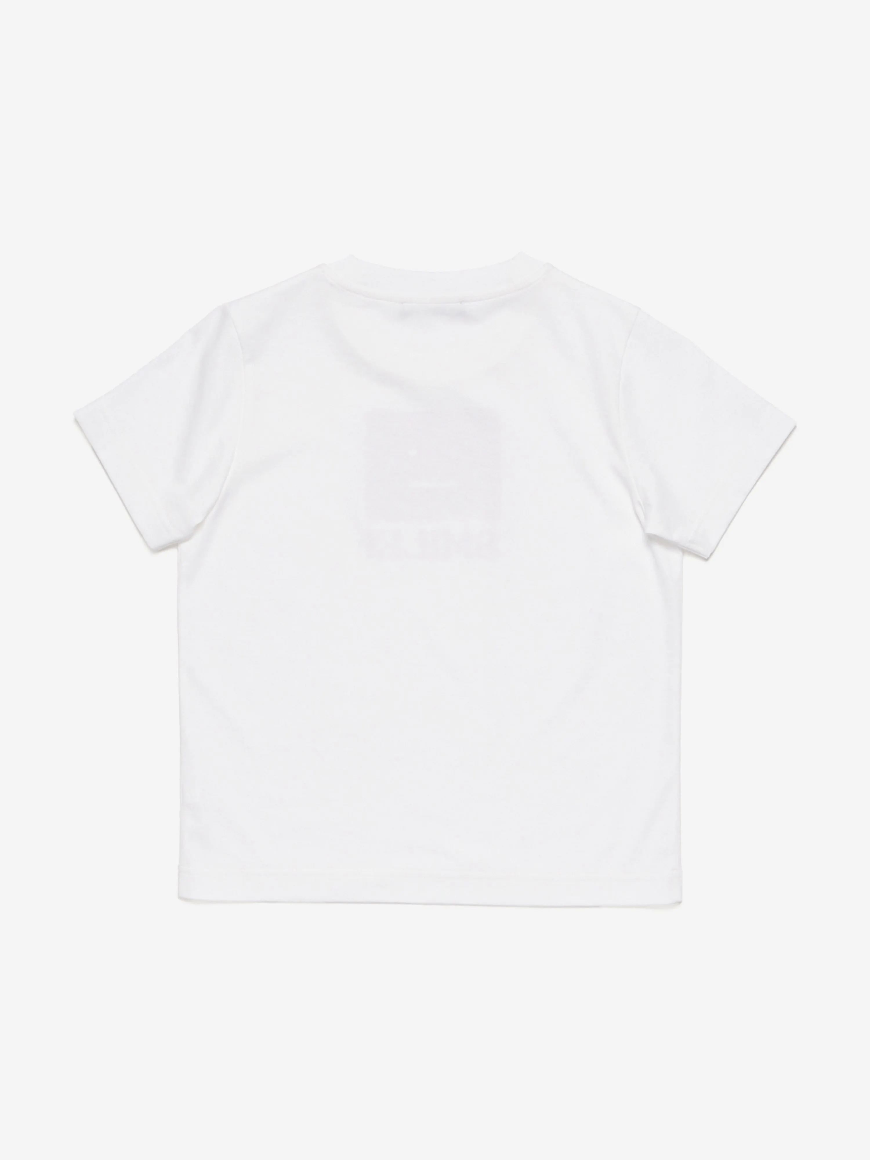 Acne Studios Kids Nash Smiling Face T-Shirt in White