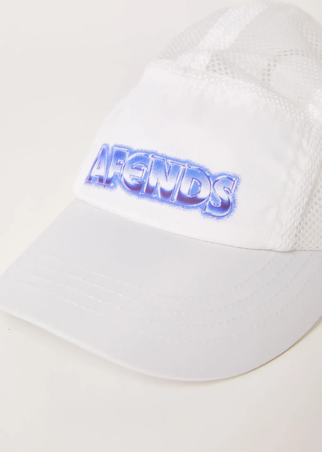 AFENDS Unisex Chromed - 5 Panel Cap - White