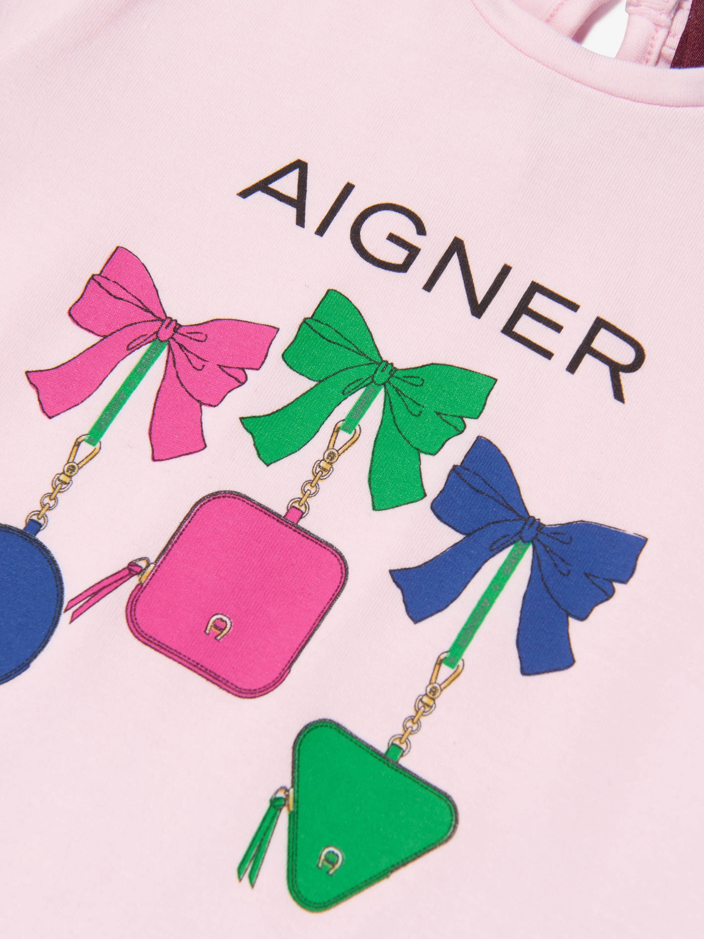 Aigner Baby Girls Logo T-Shirt in Pink