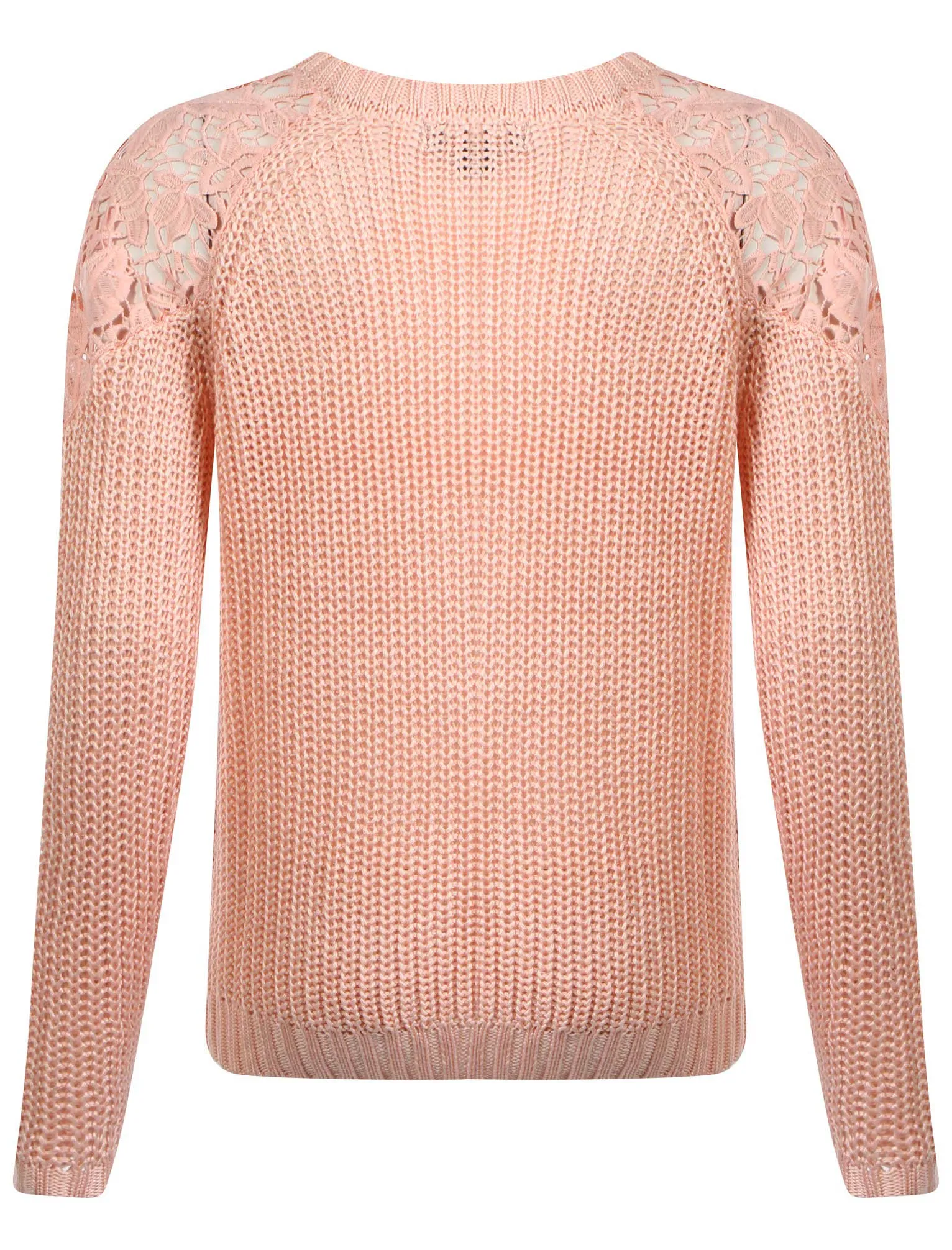 Amara Leya Lacey pink jumper