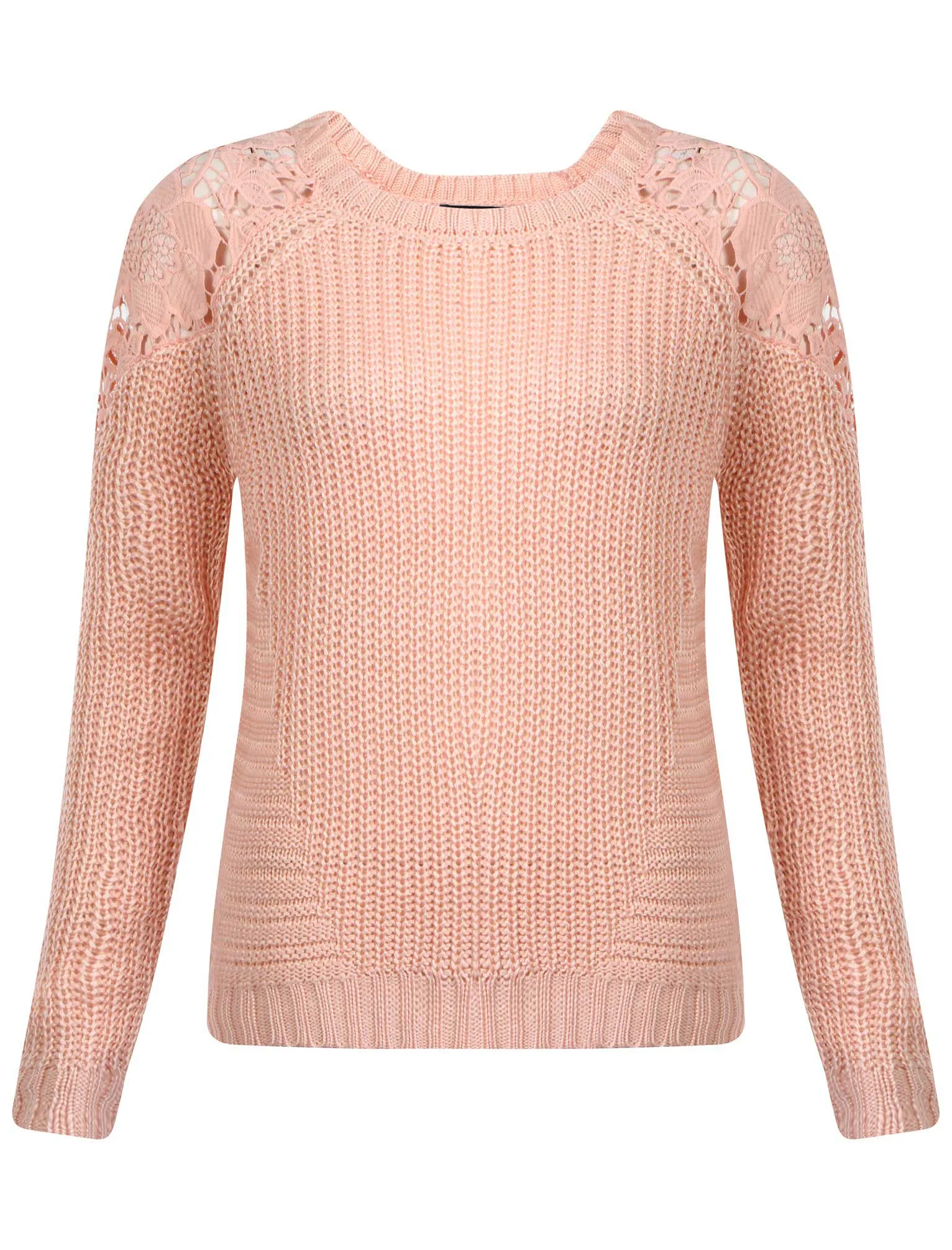 Amara Leya Lacey pink jumper