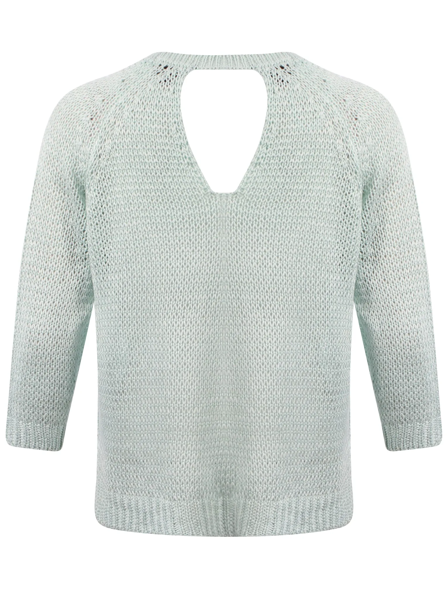 Amara Reya Verbena knit jumper in Soothing Sea