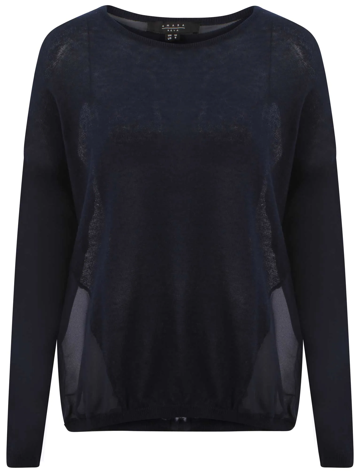 Amara Reya Witch Hazel navy jumper