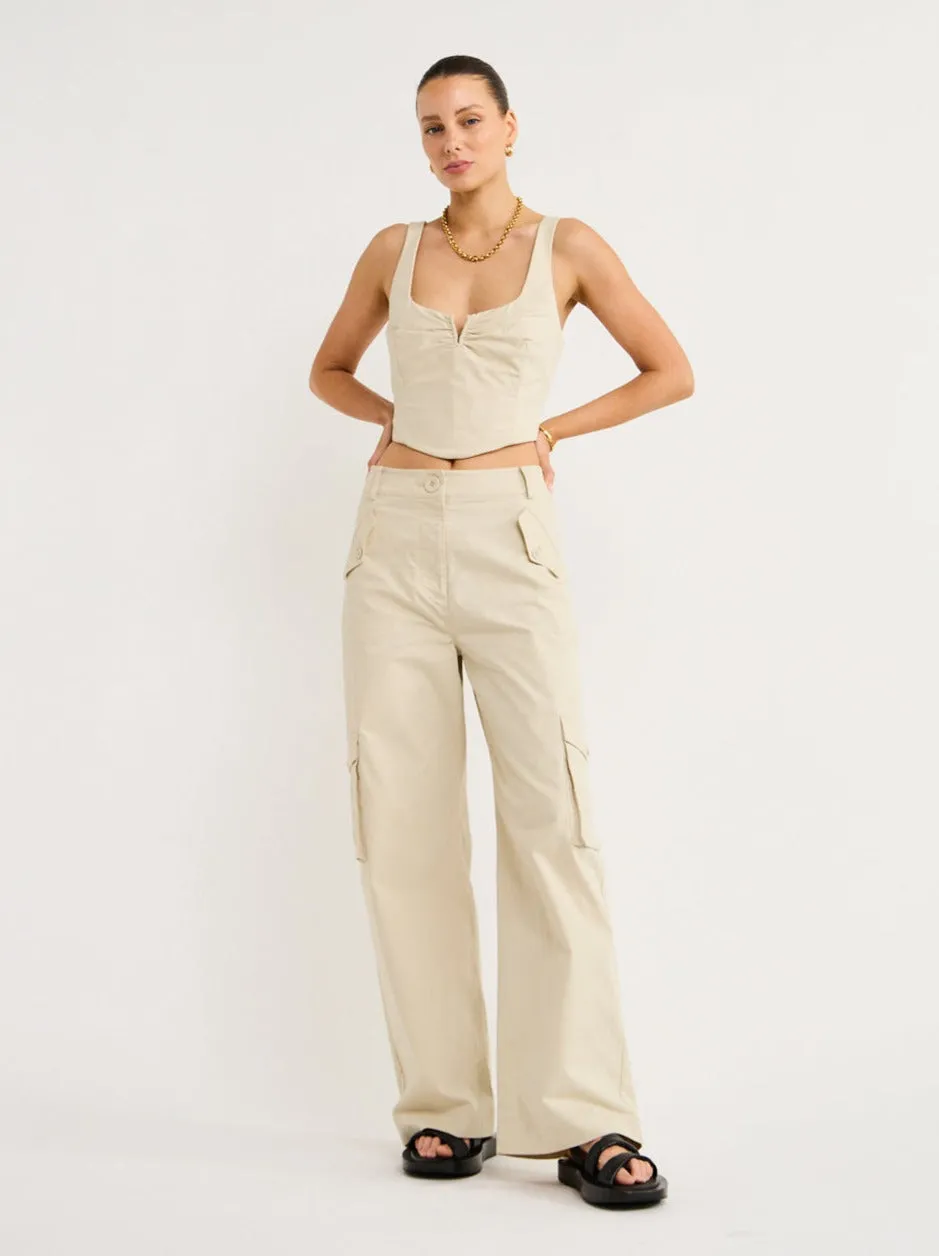 Anna Quan Orlando Pants in Slate