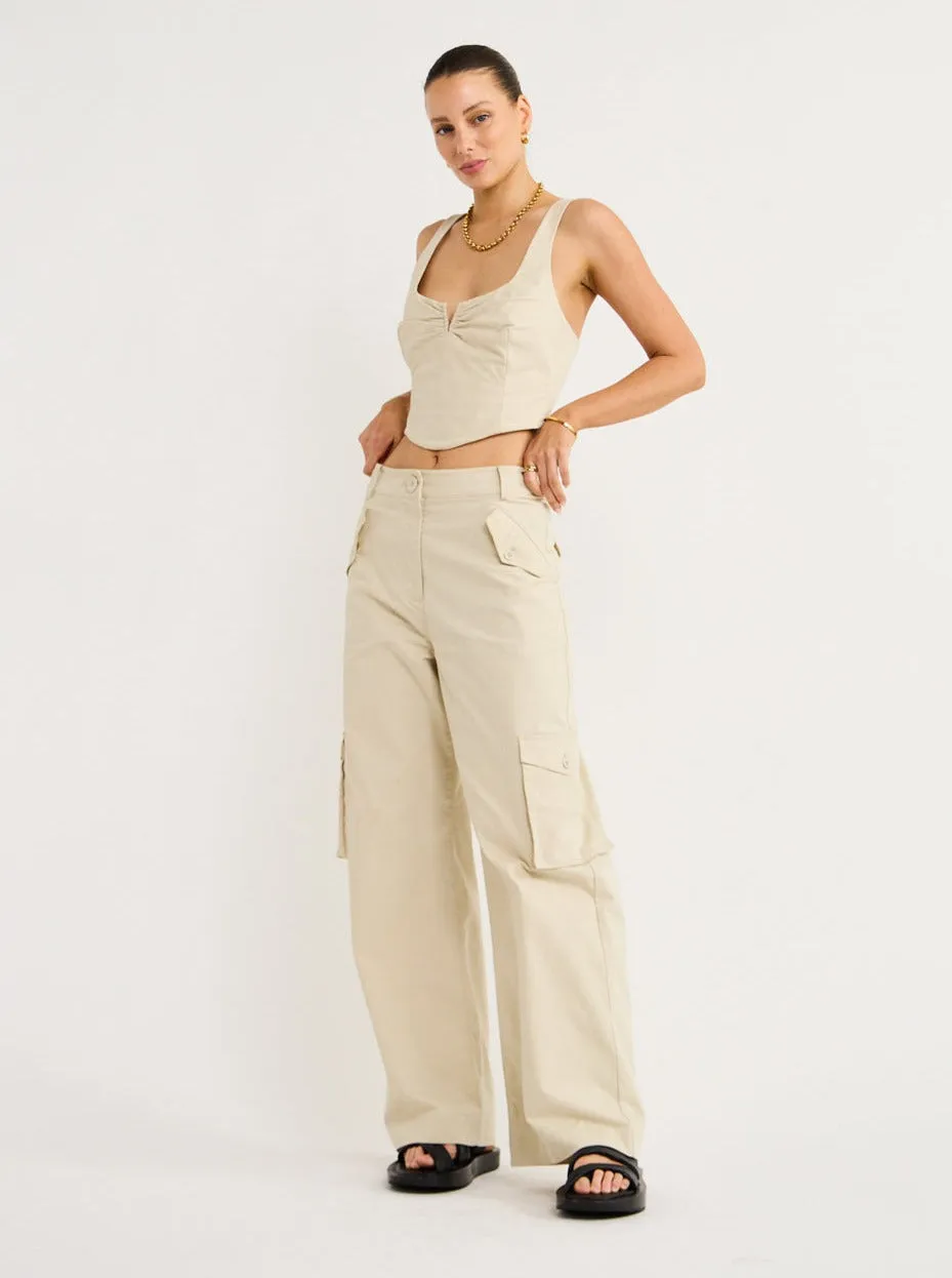 Anna Quan Orlando Pants in Slate