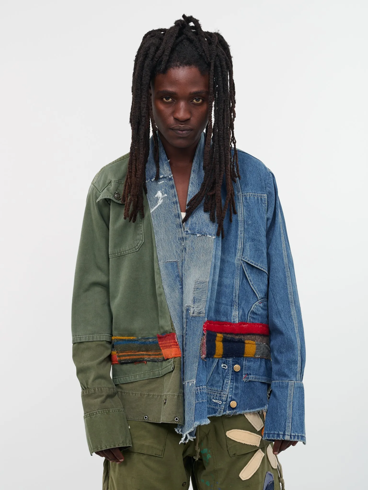 Army Jackets & Overalls Jacket (FM032-ARMY-BLUE)