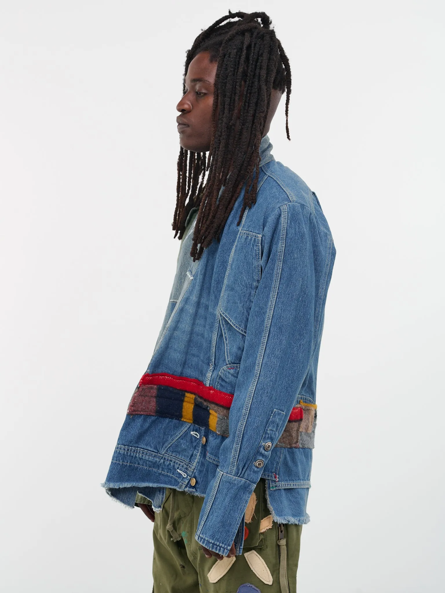 Army Jackets & Overalls Jacket (FM032-ARMY-BLUE)