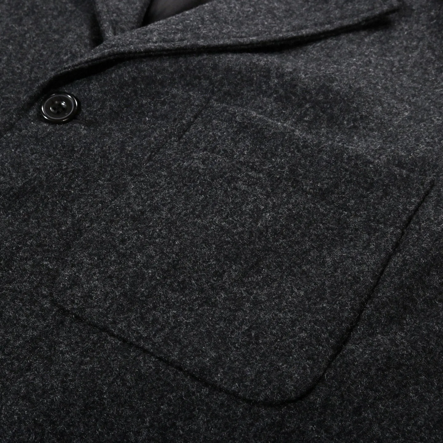 ARPENTEUR FOX JACKET WOOL FLANNEL CHARCOAL