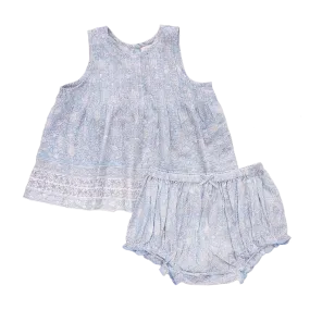 Baby Girls Jaipur 2-Piece Set - Light Blue Garden