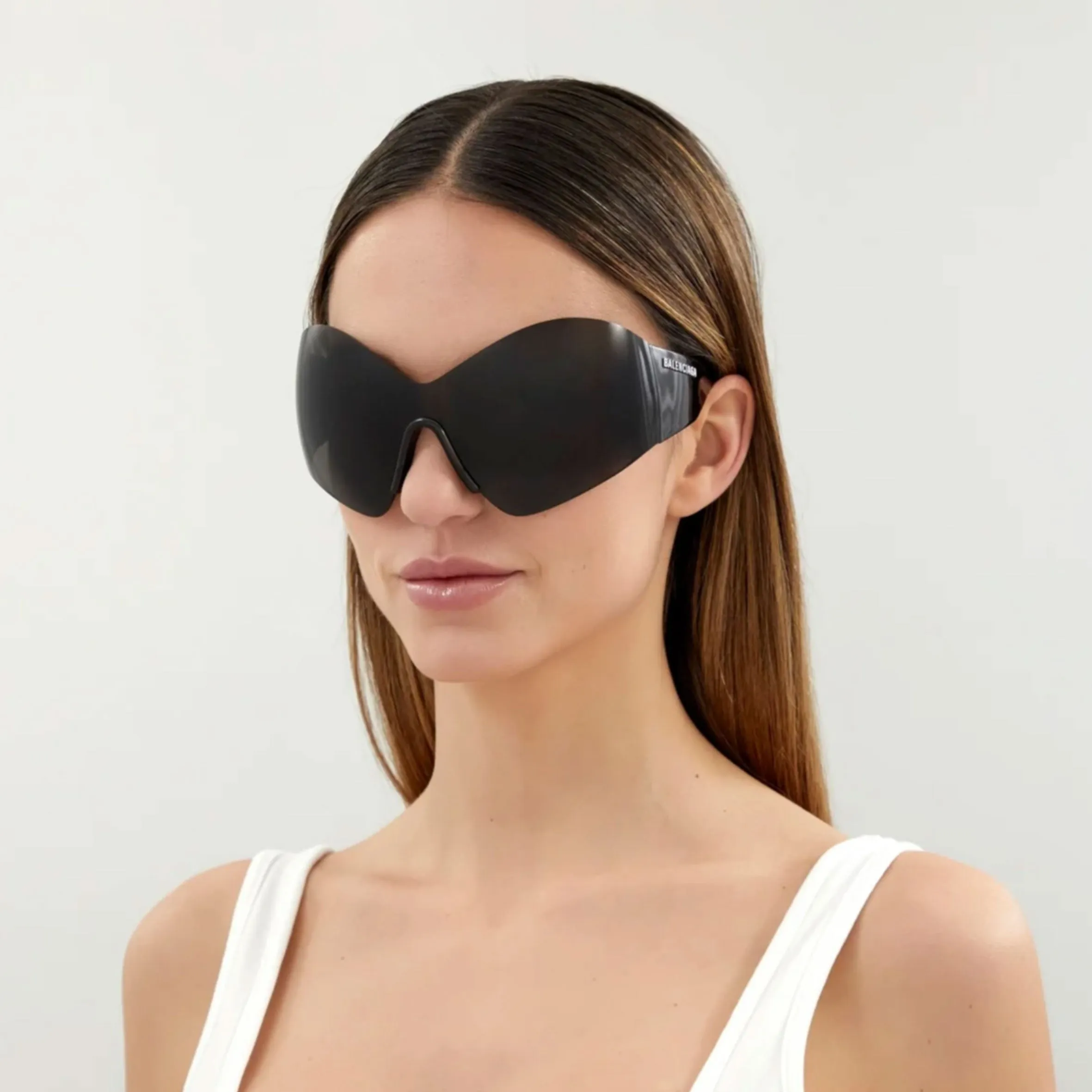 Balenciaga BB0180S Mask Butterfly Sun , Black