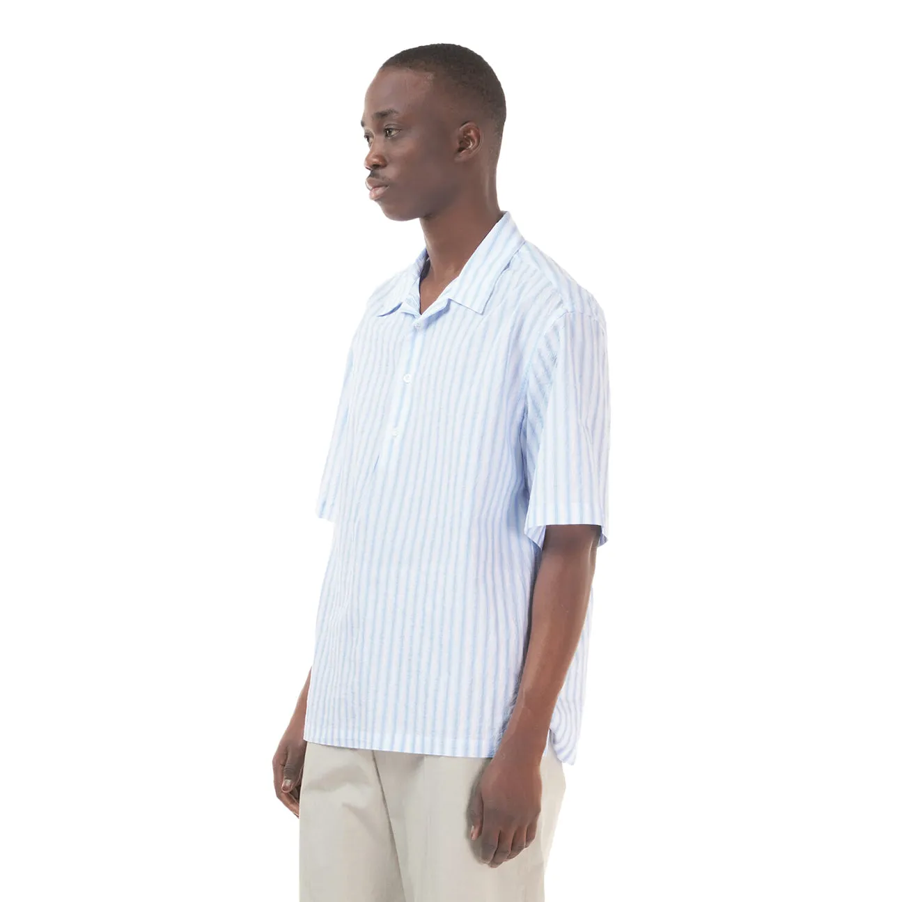 Barena Mola Barai Short Sleeve Shirt - Cielo