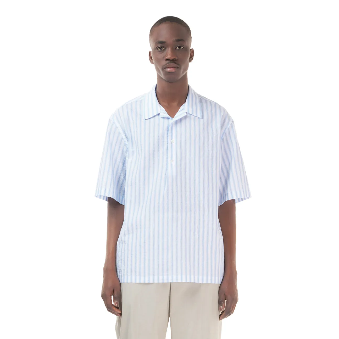 Barena Mola Barai Short Sleeve Shirt - Cielo