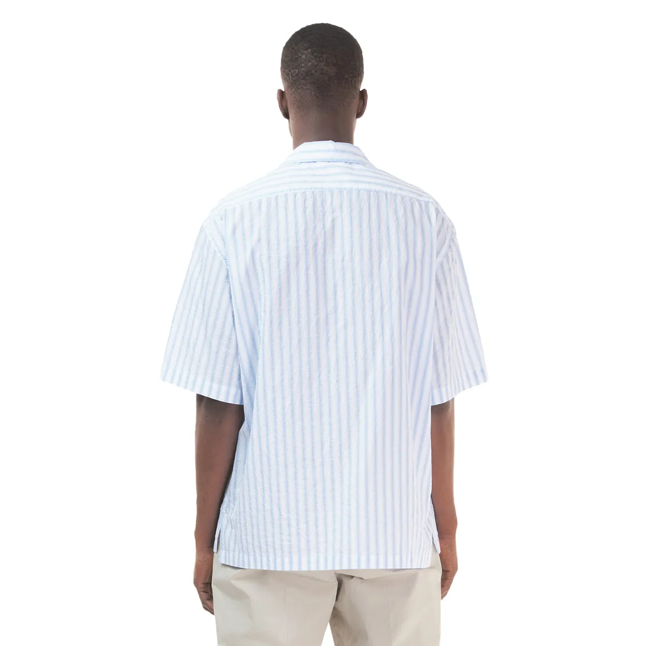 Barena Mola Barai Short Sleeve Shirt - Cielo