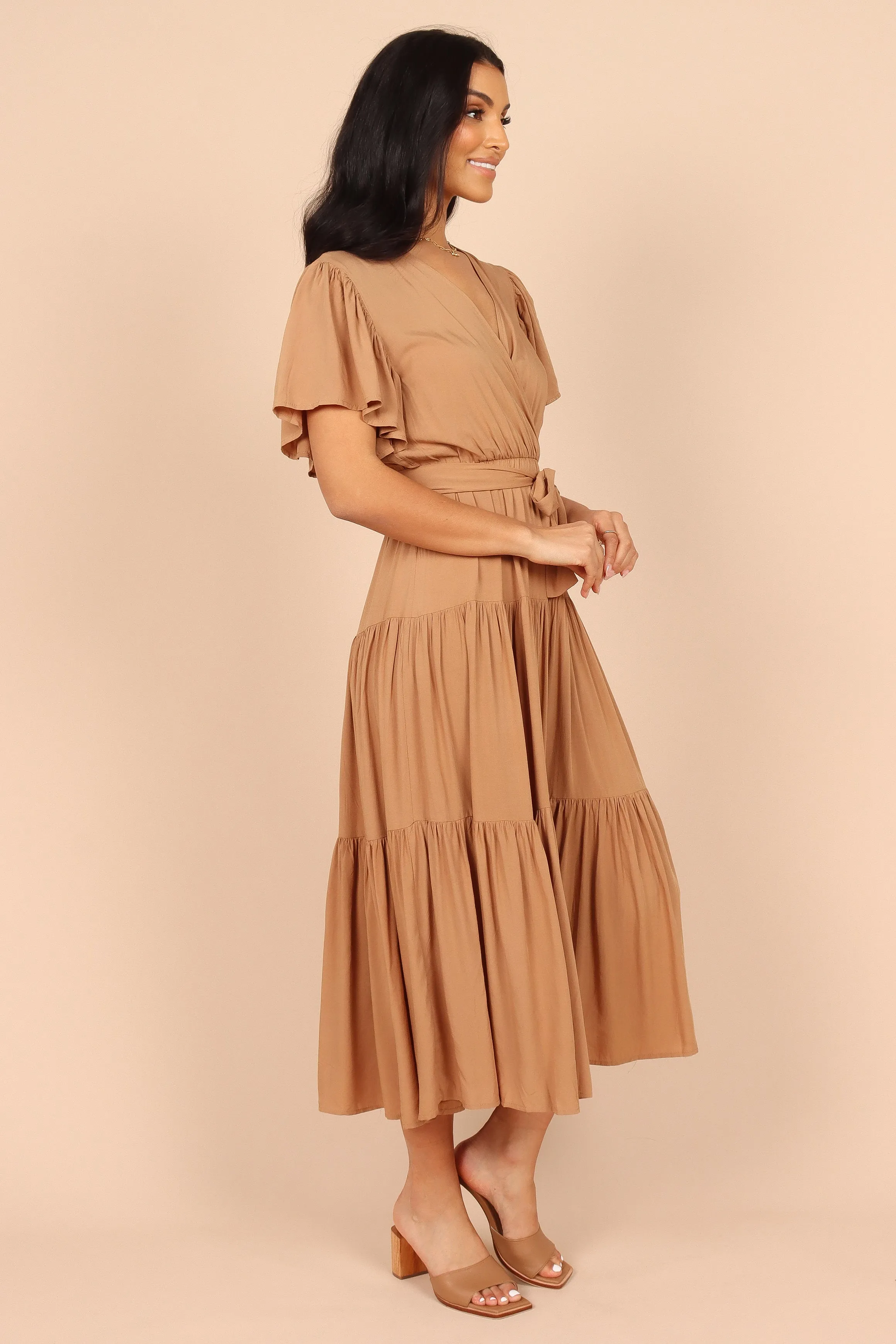 Barker Dress - Tan