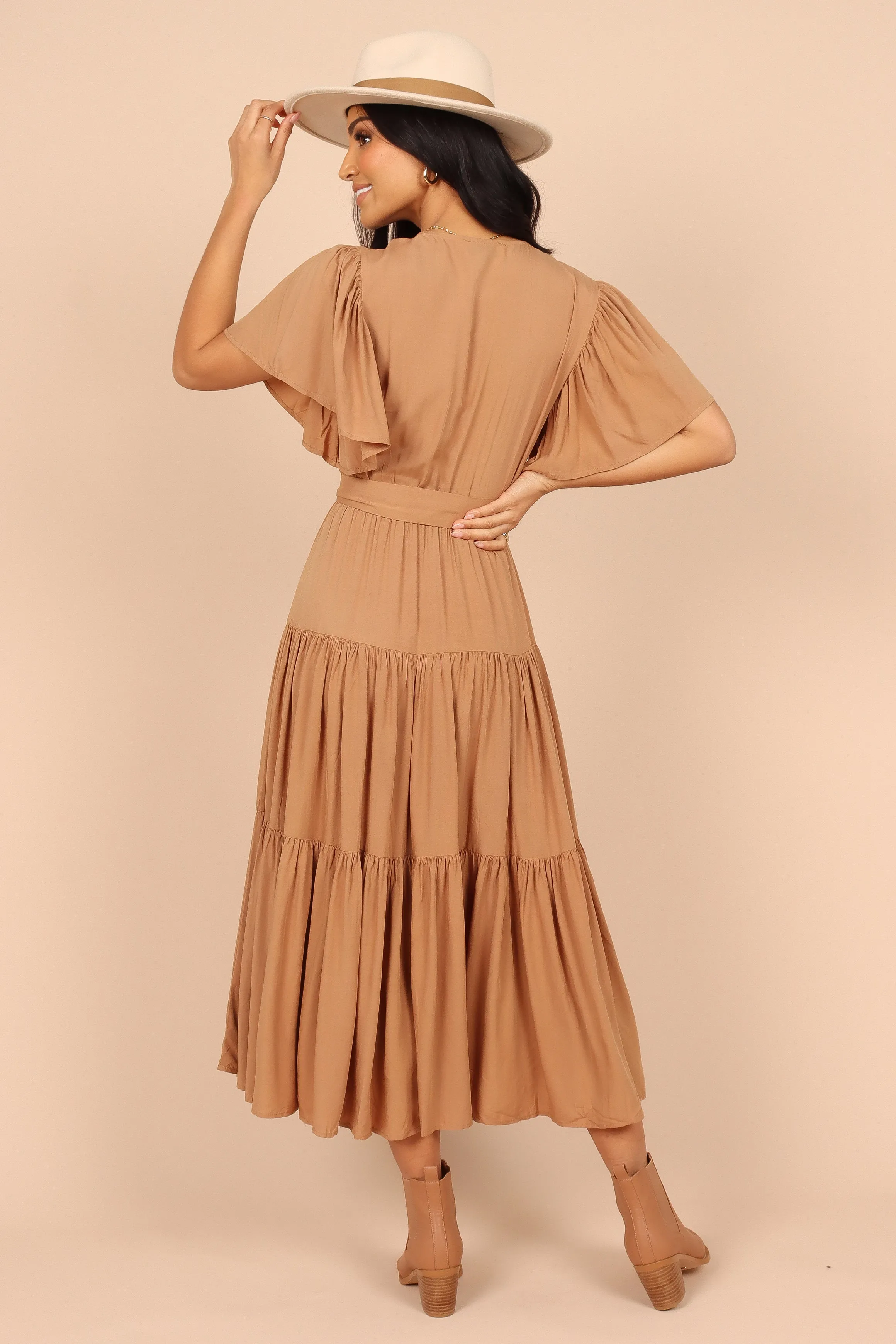 Barker Dress - Tan