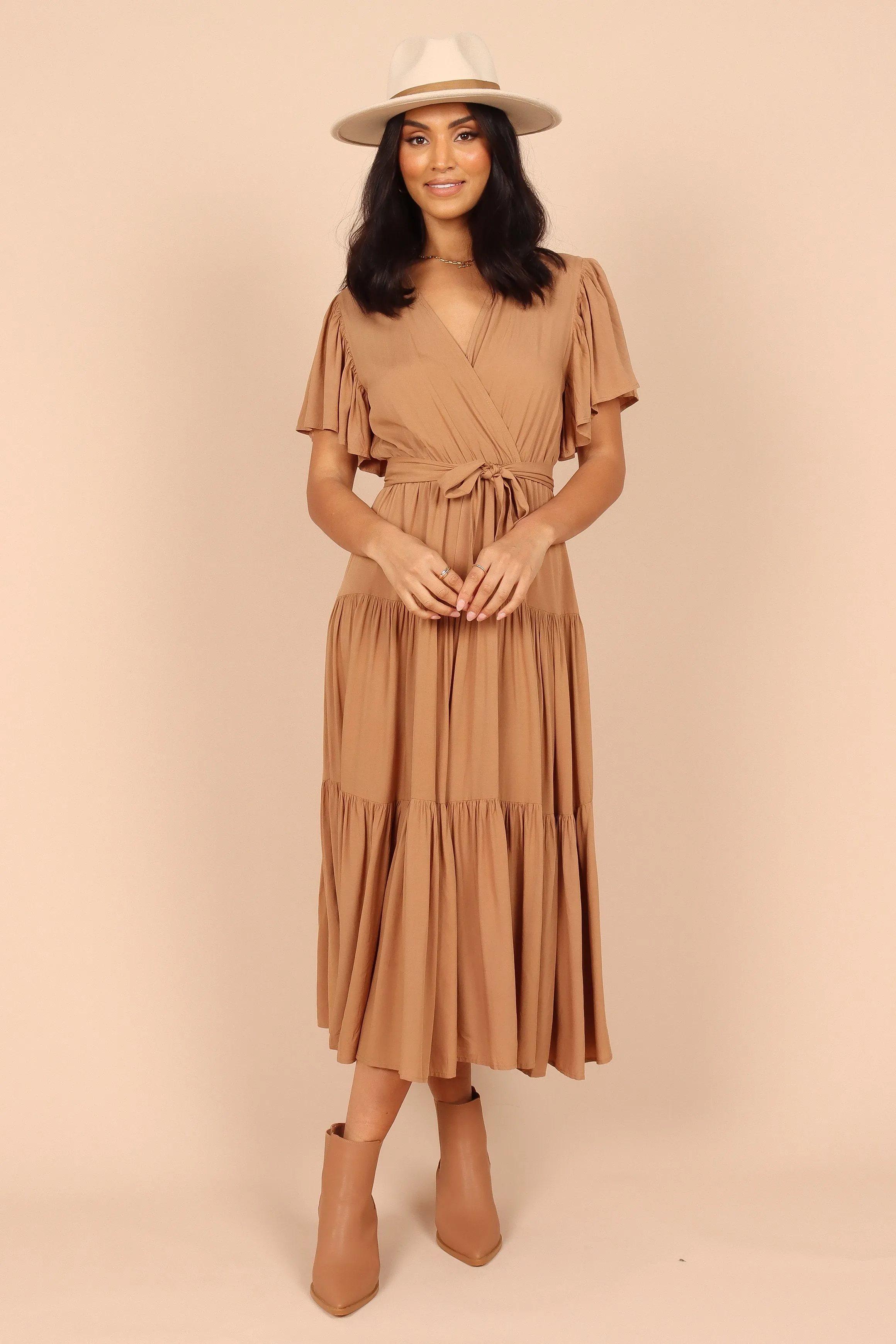 Barker Dress - Tan