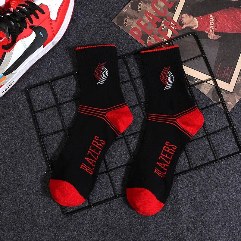 Basketball NBA badge logo sports socks