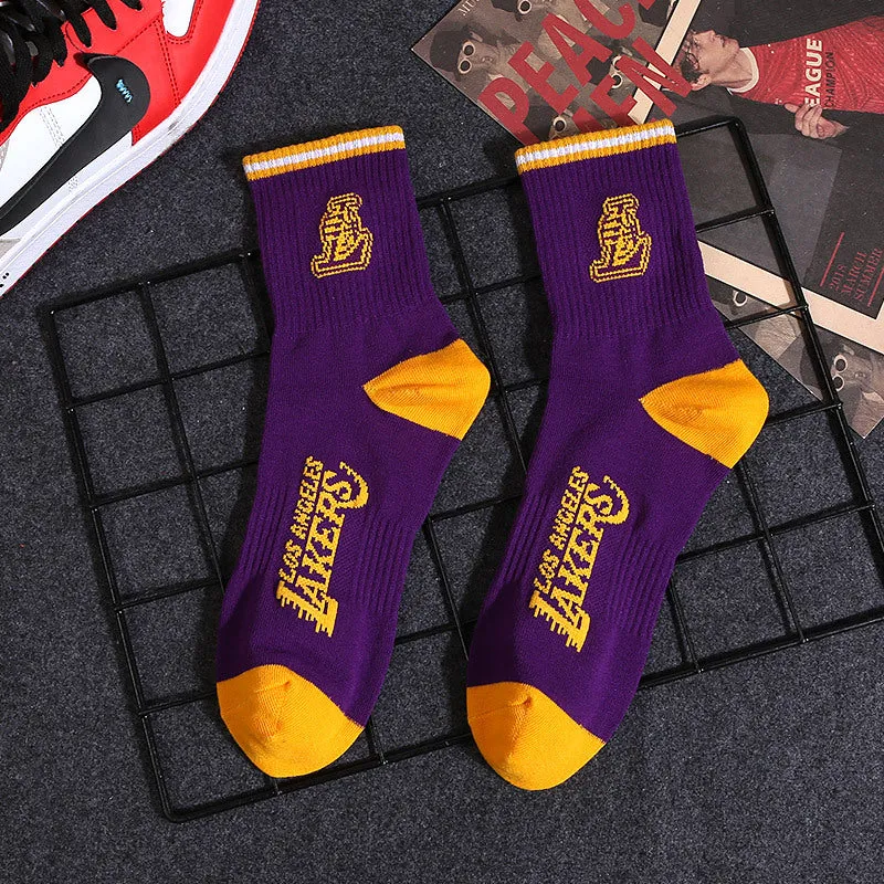 Basketball NBA badge logo sports socks