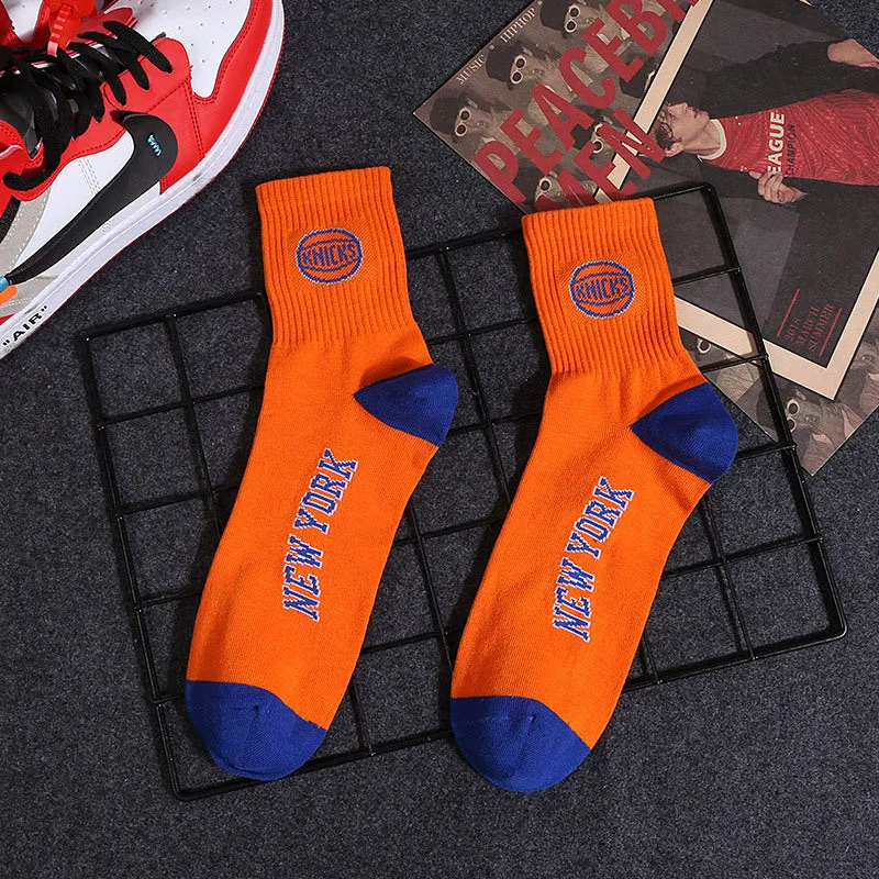 Basketball NBA badge logo sports socks