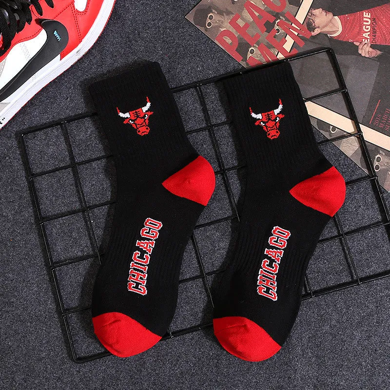 Basketball NBA badge logo sports socks