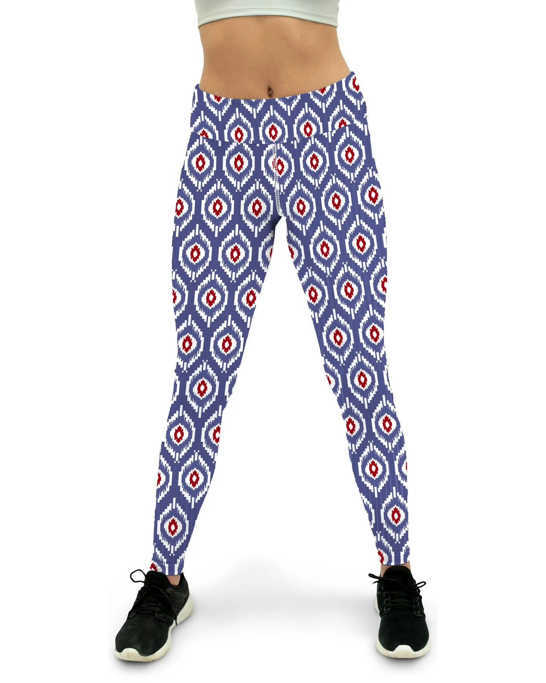 Batik Inspired Yoga Pants