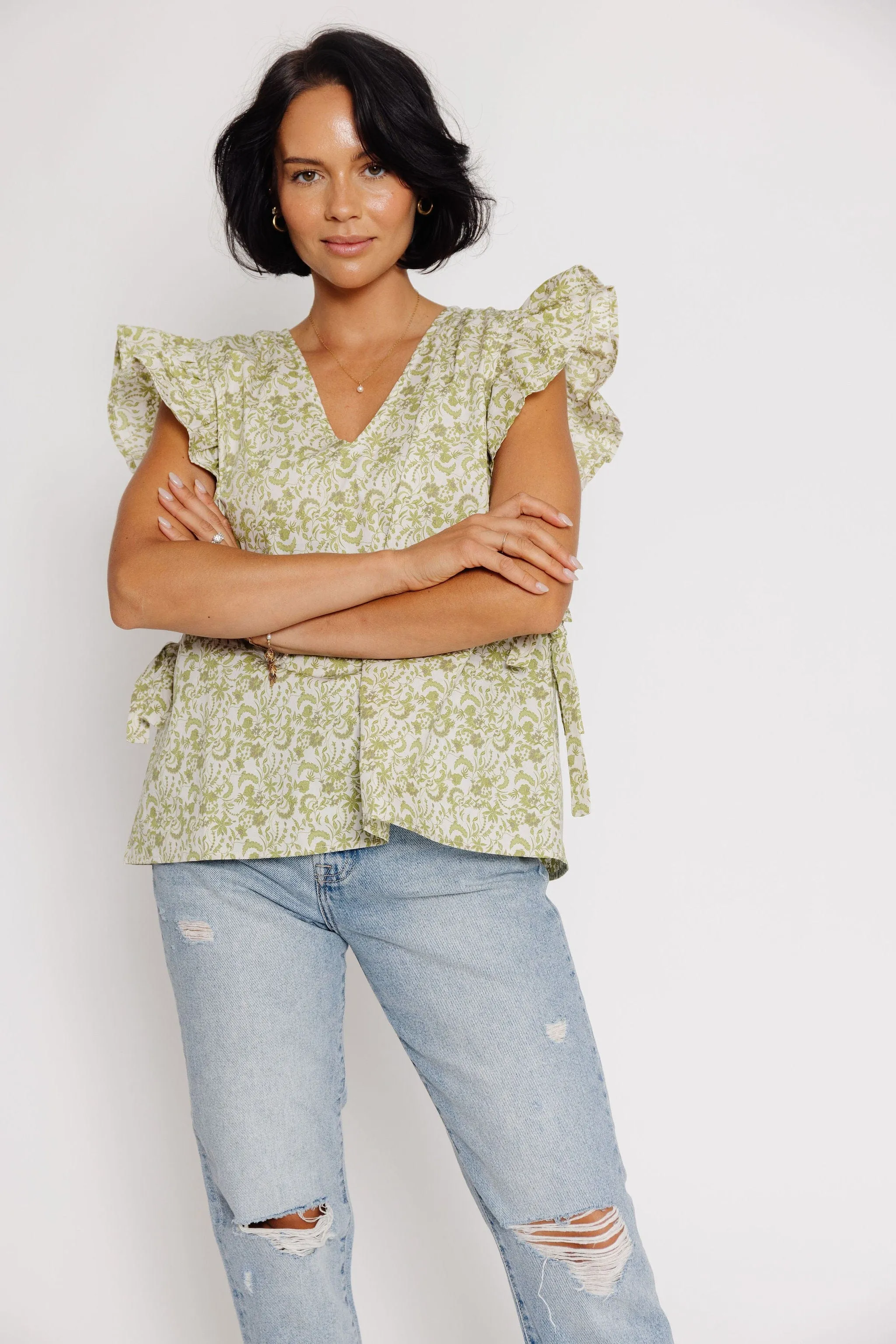 Beaudelair Blouse in Olive