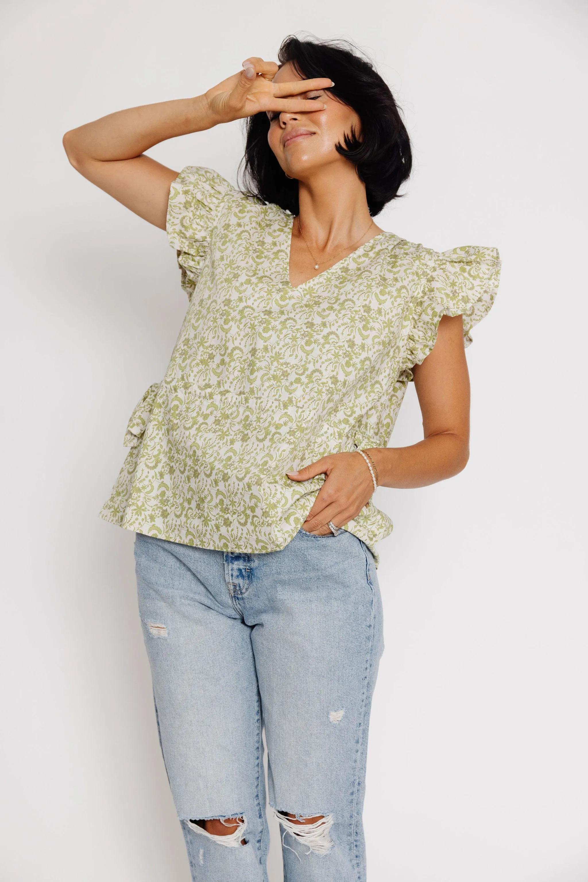 Beaudelair Blouse in Olive