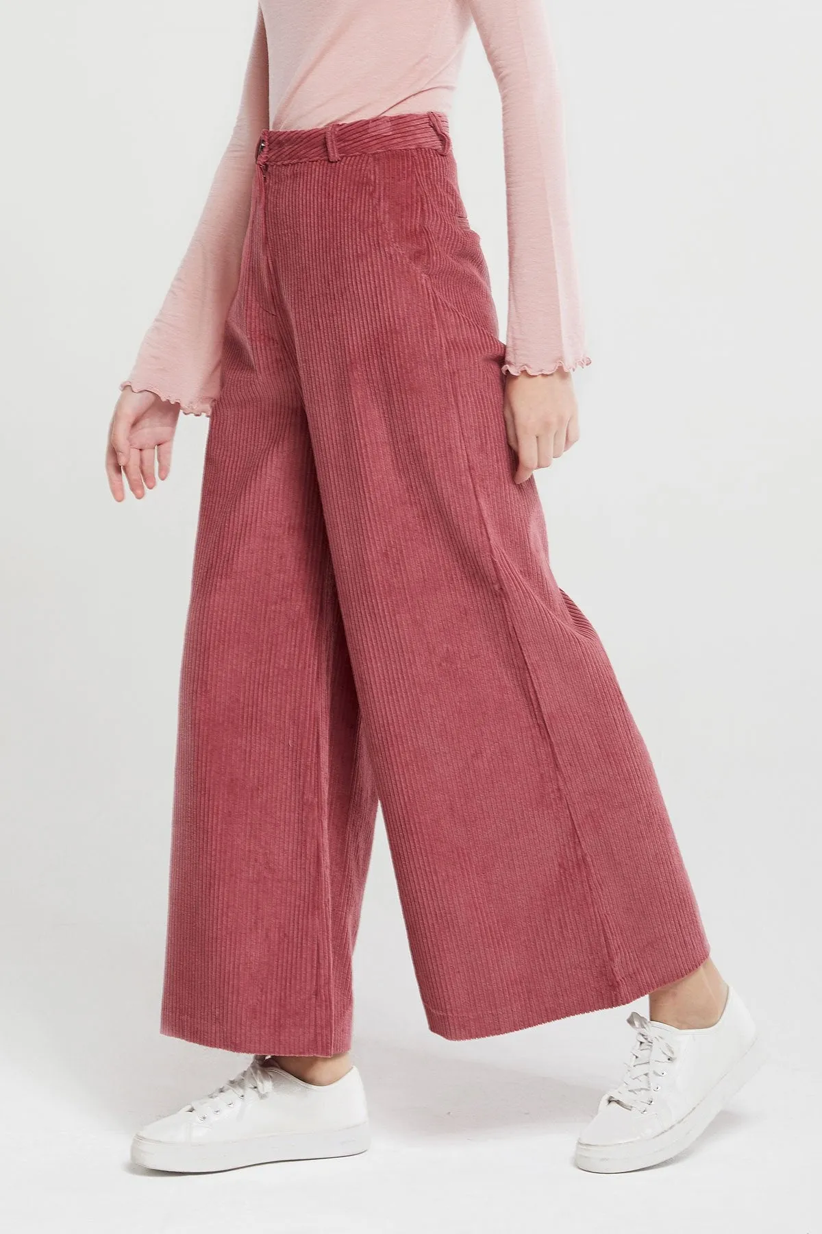 Bianca Wide Leg Corduroy Pants-2 Colors