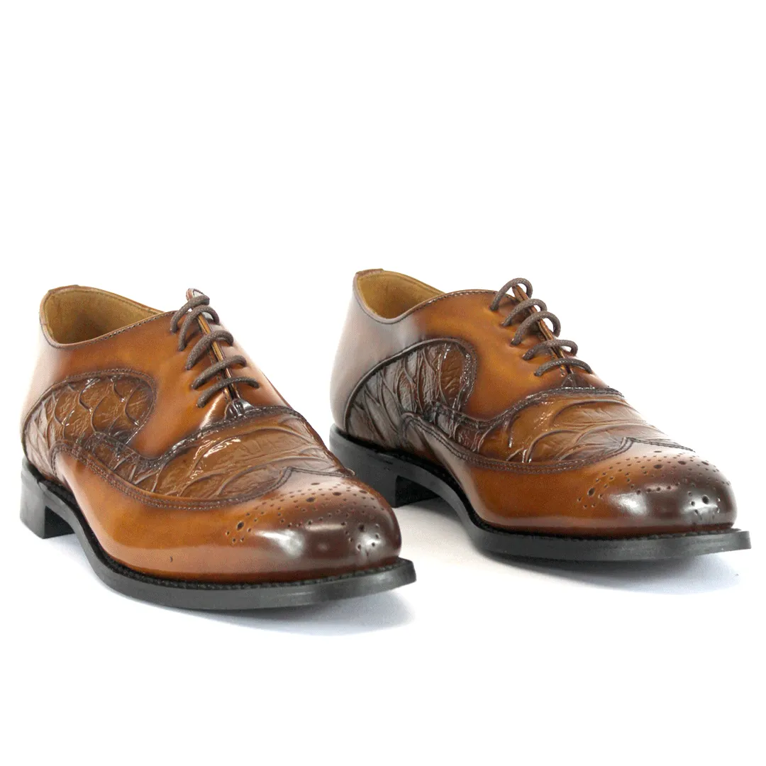 Bishop Leather Ivywood  Tan Shoe