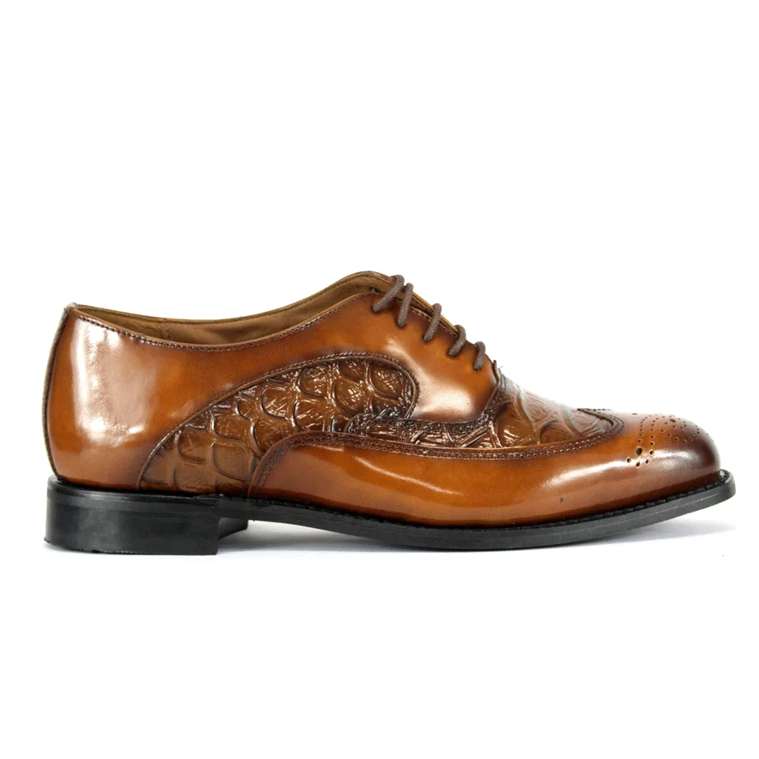 Bishop Leather Ivywood  Tan Shoe