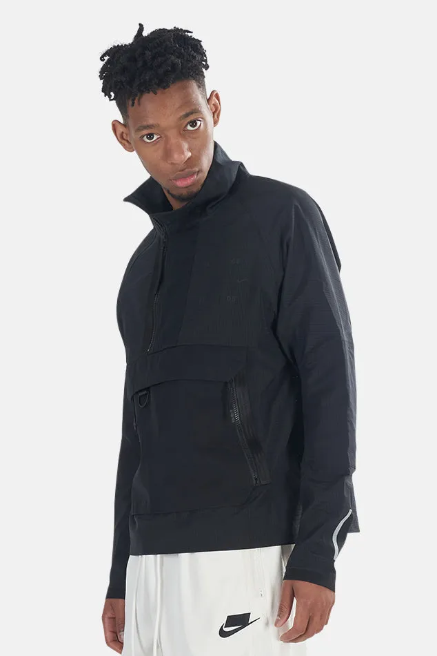 Black/Black Nike Sportswear Tech Quarter Zip