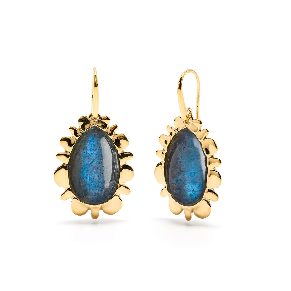 Bliss Drop Earrings - Blue Labradorite