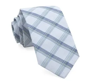 Blue Brewerytown Plaid Necktie