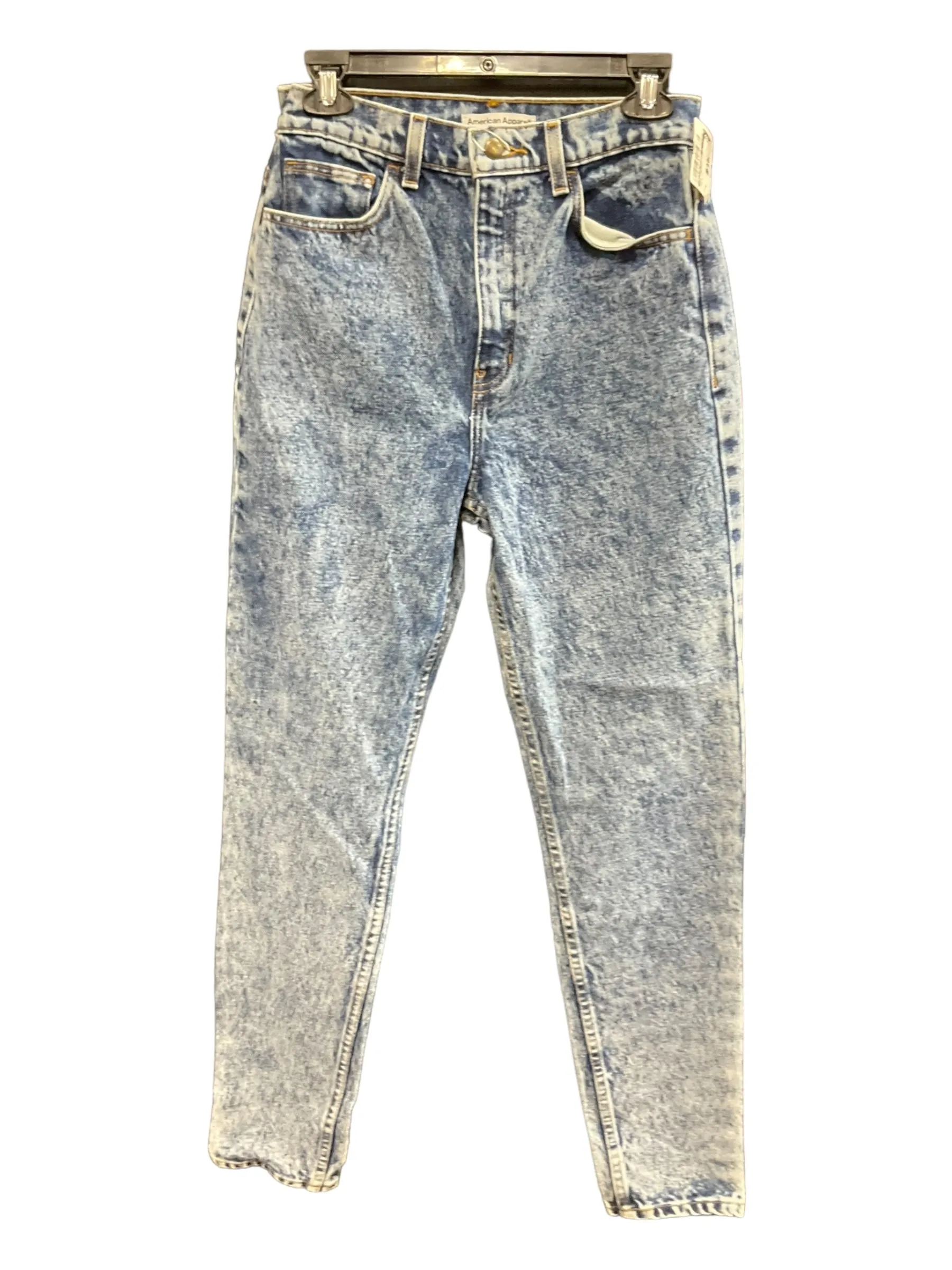 Blue Denim Jeans Straight American Apparel, Size 6