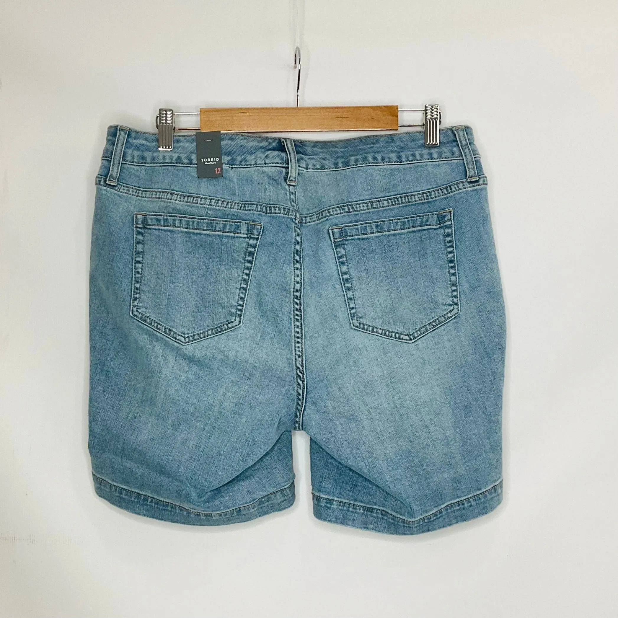 Blue Denim Shorts Torrid, Size 12