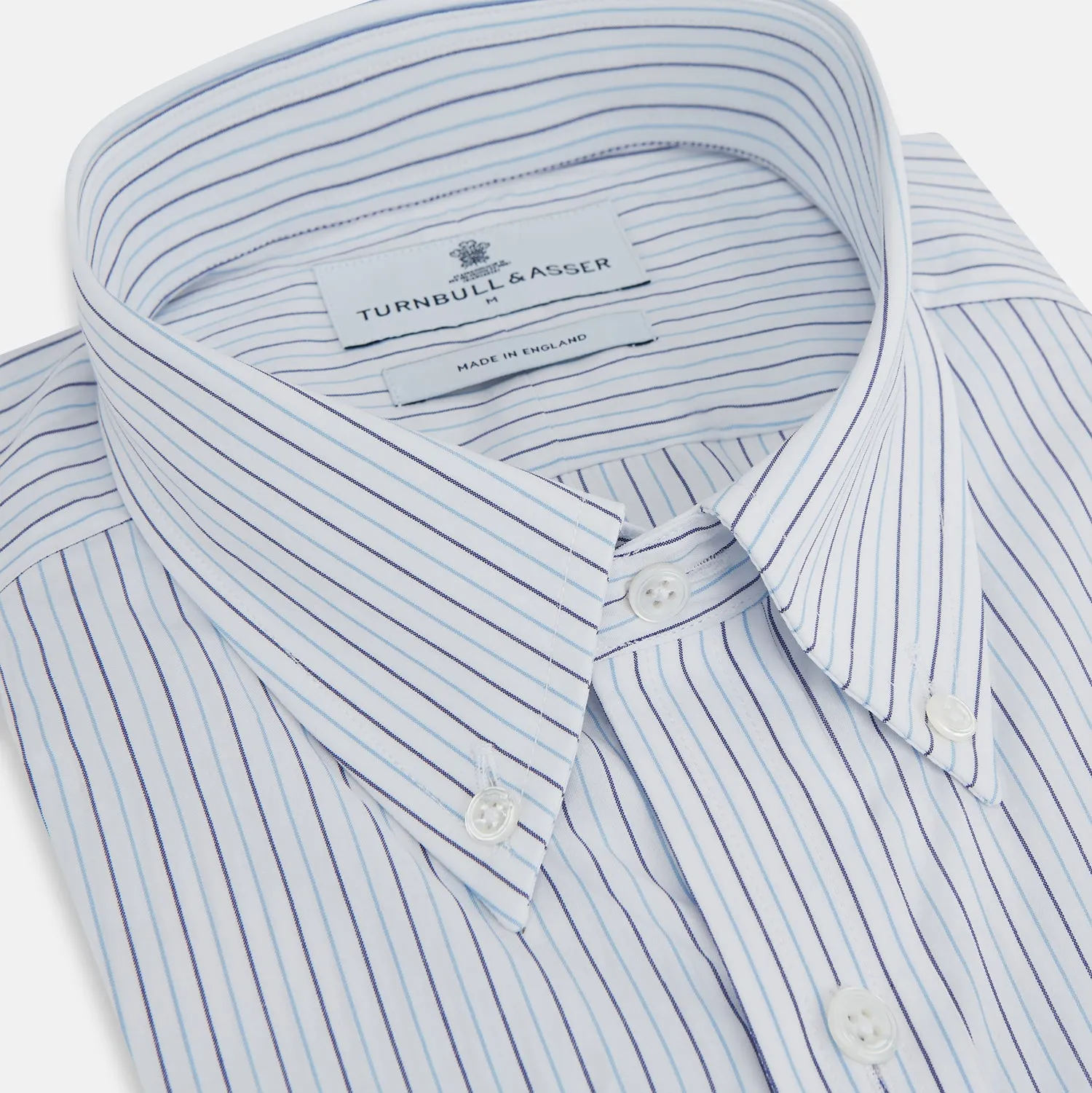 Blue Double Pinstripe Richmond Shirt