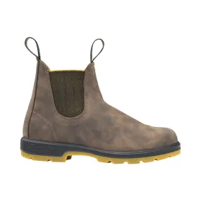 BLUNDSTONE SUPER 550 RUSTIC BROWN AND MUSTARD - ADULTS