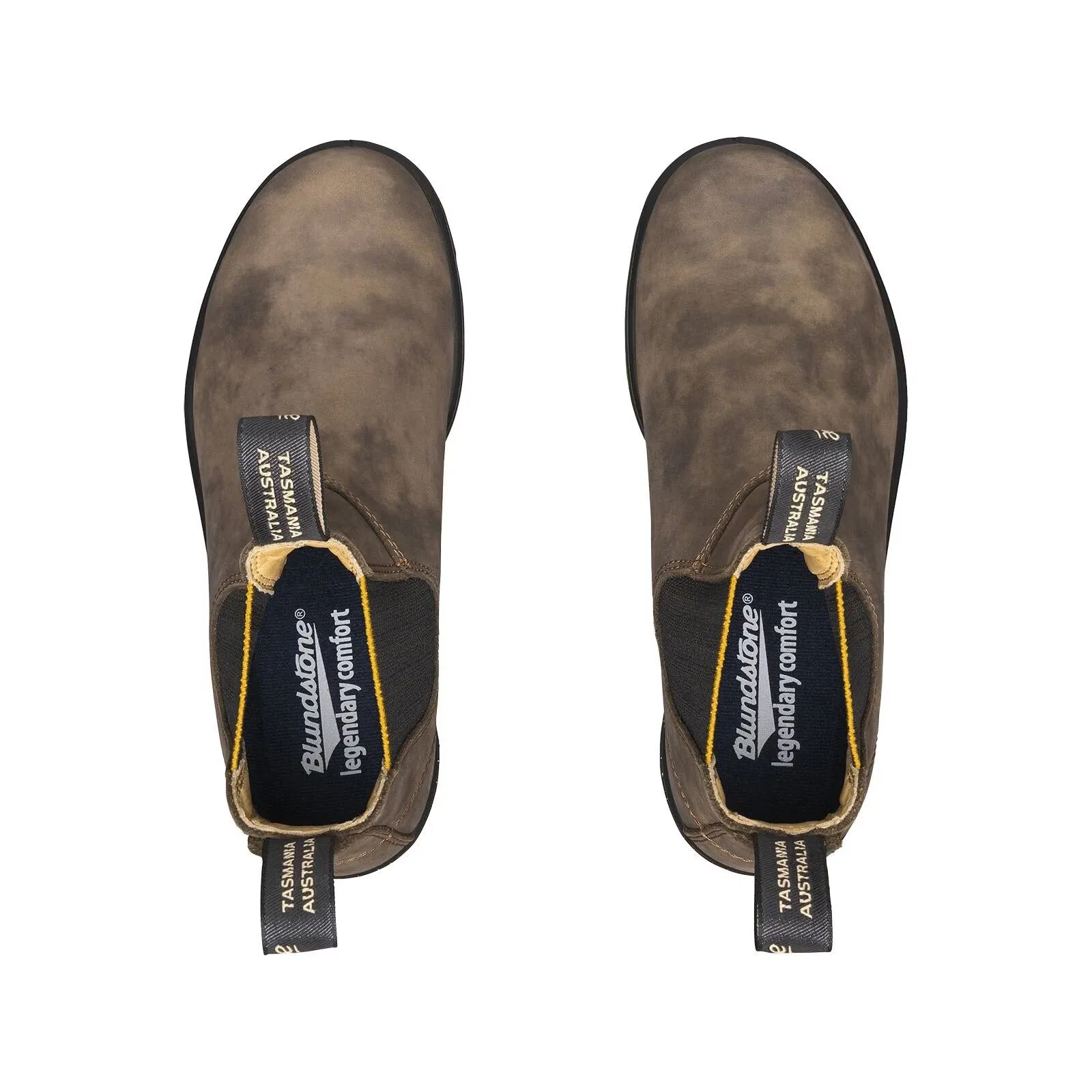 BLUNDSTONE SUPER 550 RUSTIC BROWN AND MUSTARD - ADULTS