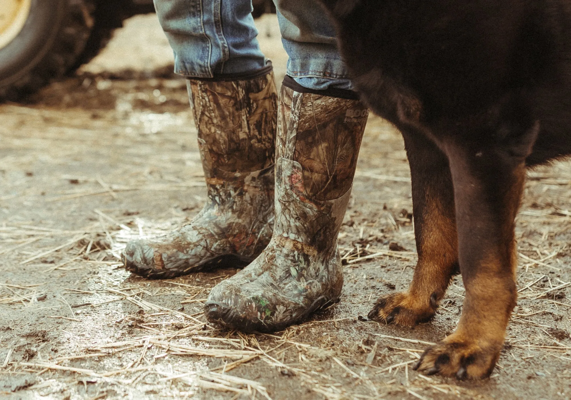 Bogs Mens Classic High Mossy Oak Comfortable Gumboots