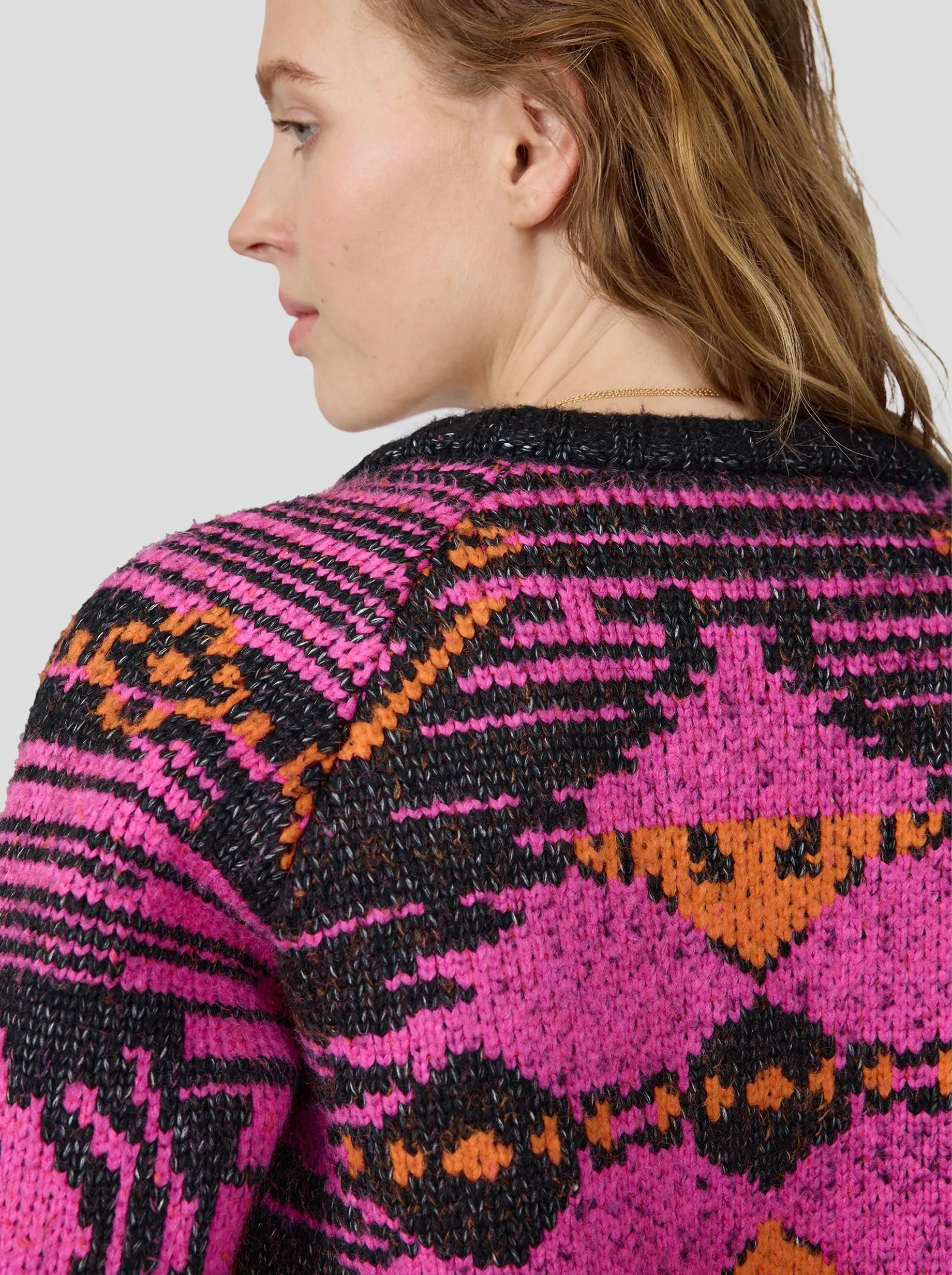 Bristol cardigan in Yellowstone knit