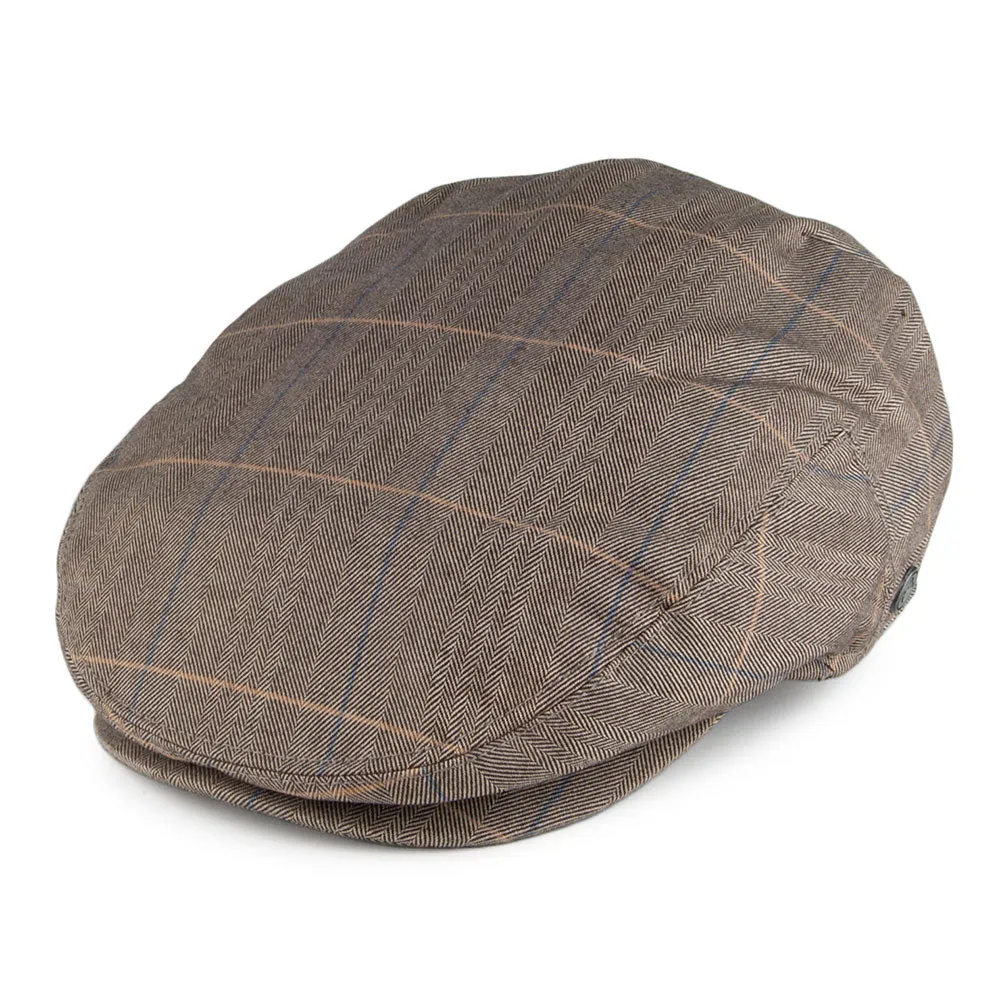 Burgess Flat Cap - Brown Mix