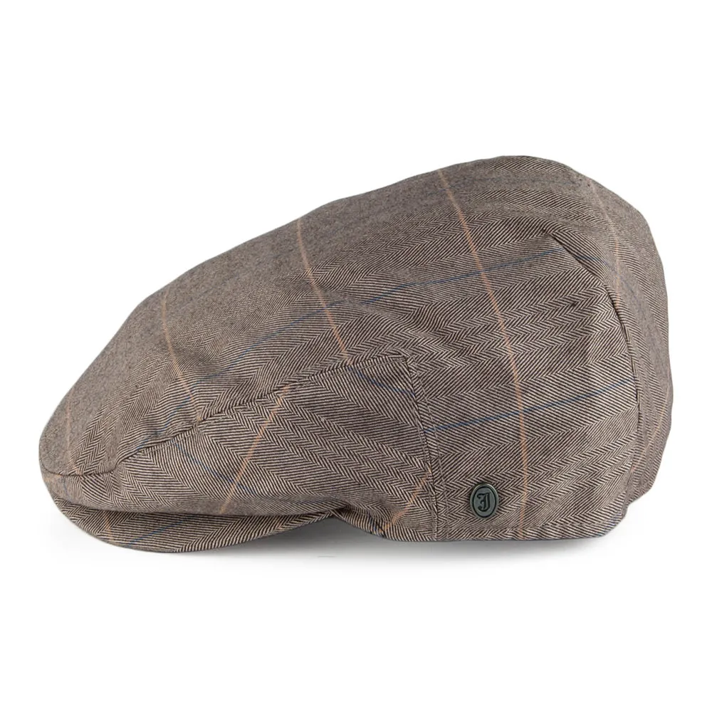 Burgess Flat Cap - Brown Mix