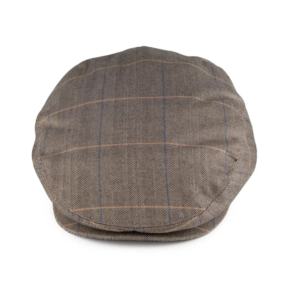 Burgess Flat Cap - Brown Mix