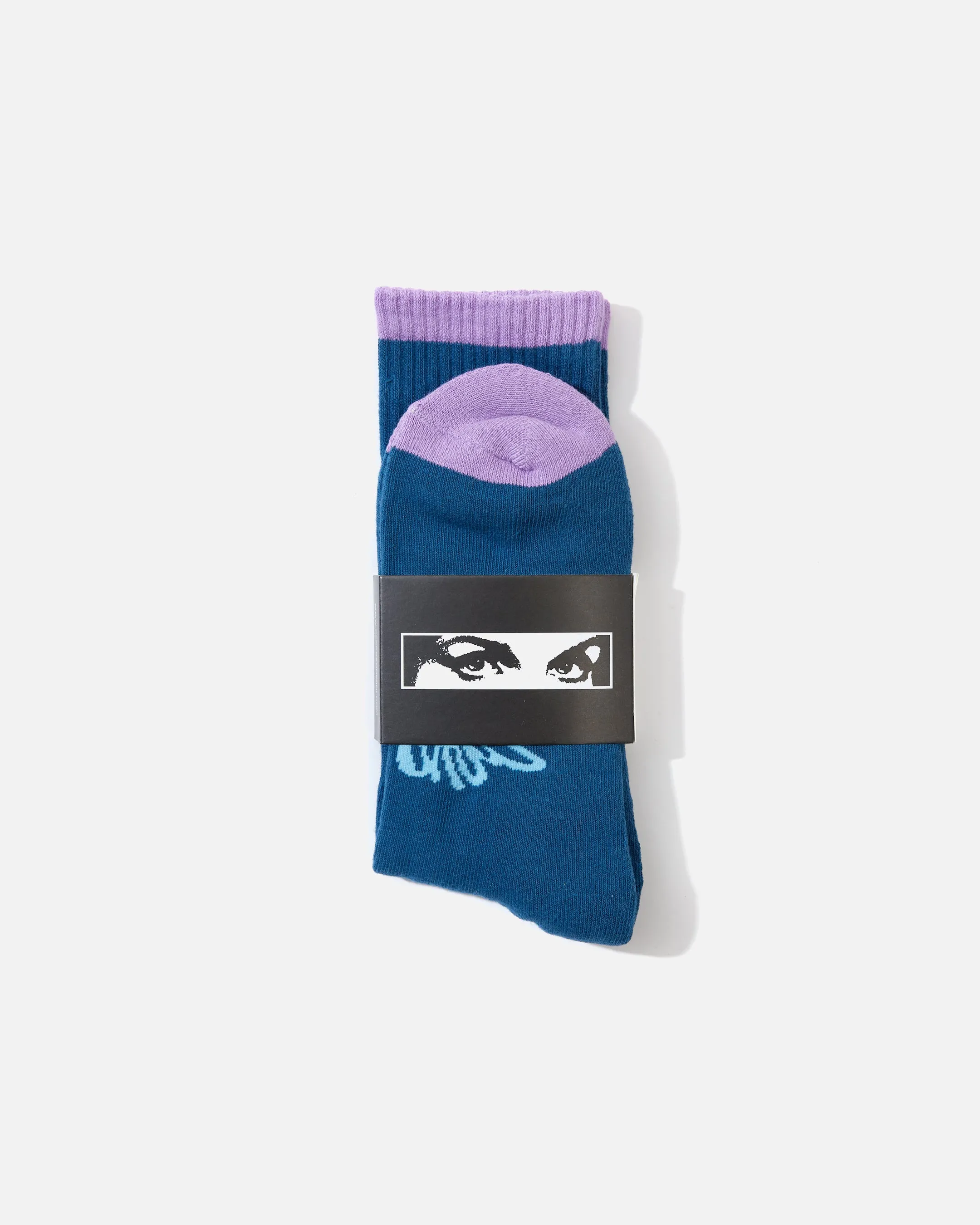 Butterfly Kiss Sports Sock - Blue