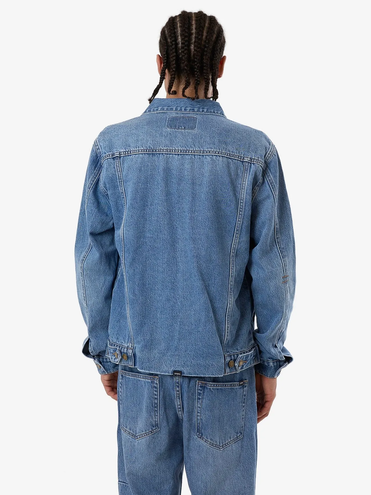 Canyon Oversized Denim Jacket - Dark Dust Blue