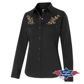 Cara Ladies Western Blouse